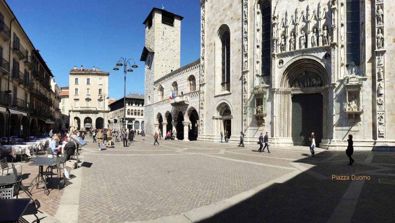 Ancient Courtyard Bonanomi In Como Historic Centre Exterior photo
